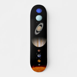 SonnensystemWeltraum-Planet für die Astronomie Skateboard