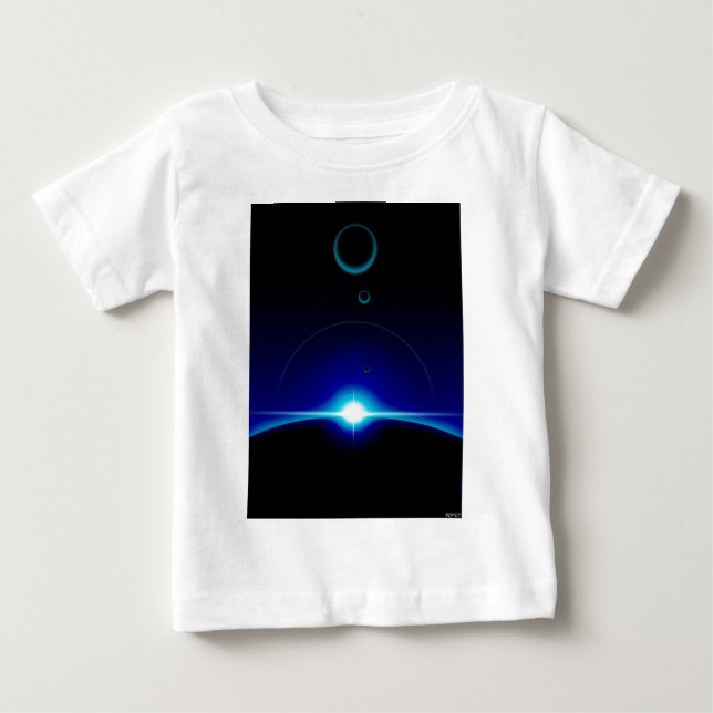 Sonnenszene Baby T-shirt (Vorderseite)