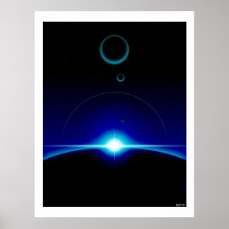 Sonnenszene Poster