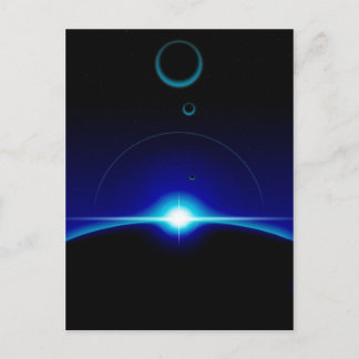 Sonnenszene Postkarte