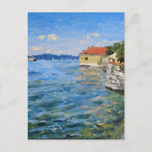 Sonnentag am Bodensee (Süddeutschland) Postkarte