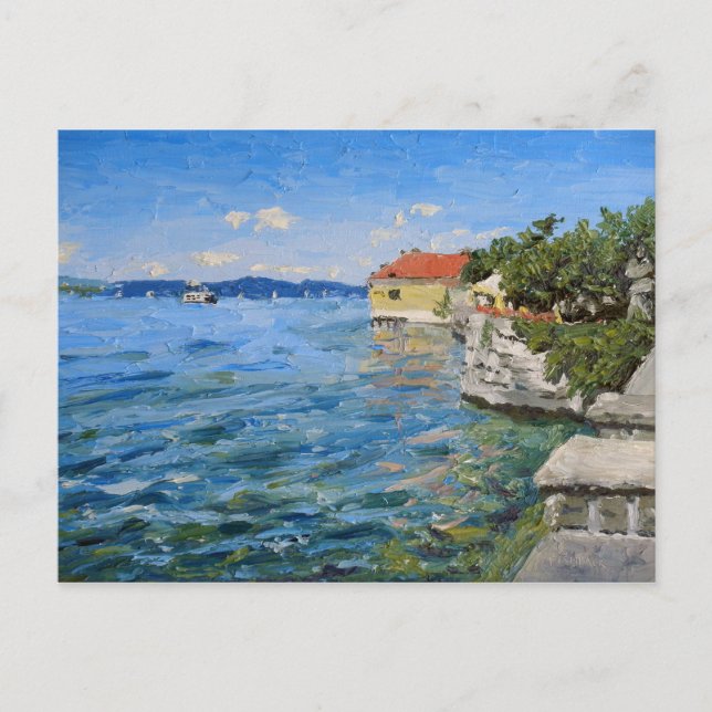 Sonnentag am Bodensee (Süddeutschland) Postkarte (Vorderseite)