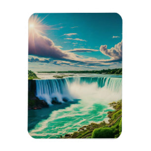 Sonnentag bei Niagara Falls Magnet