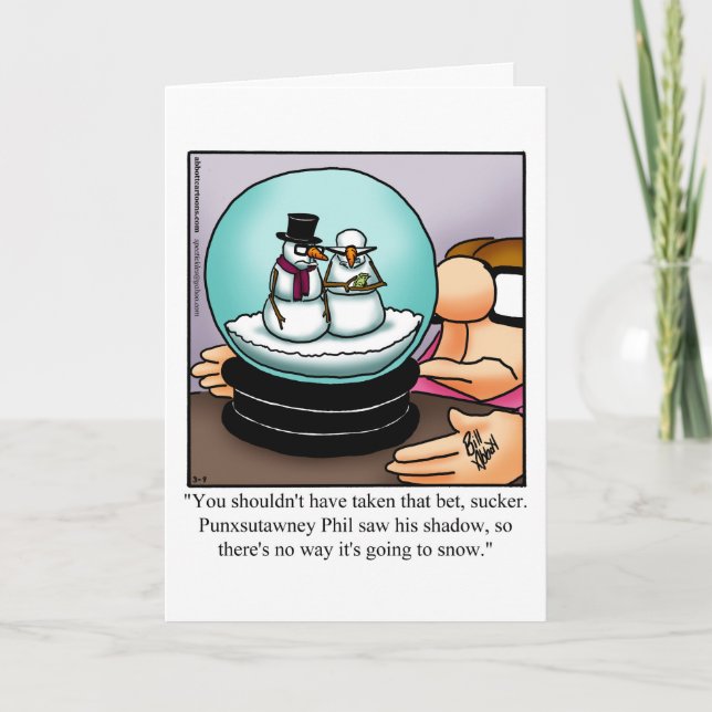 Sonnentag Feiertagskarte (Vorderseite)