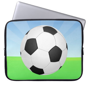 Sonnentag im Fußball Laptopschutzhülle