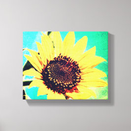 Sonnentag, Sonnenblume Leinwanddruck