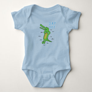 Sonnentag vor Krokodil Baby Strampler