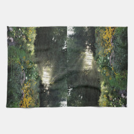 Sonnentage im Garten der verspäteten Jahreszeit Geschirrtuch