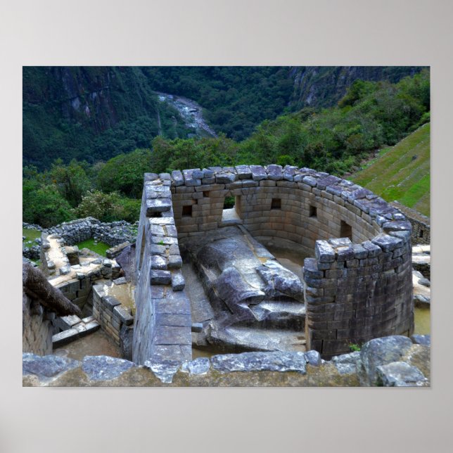 Sonnentempel, Machu Picchu 11x14 Poster (Vorne)