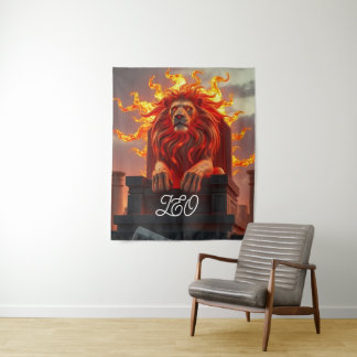 Sonnenthrone Leo Wandteppich