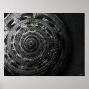 Sonnenuhr (Vorderseite) BW-Poster Poster