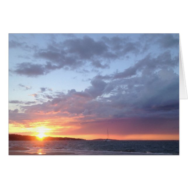 Sonnenuntergang (Vorderseite (Horizontal))