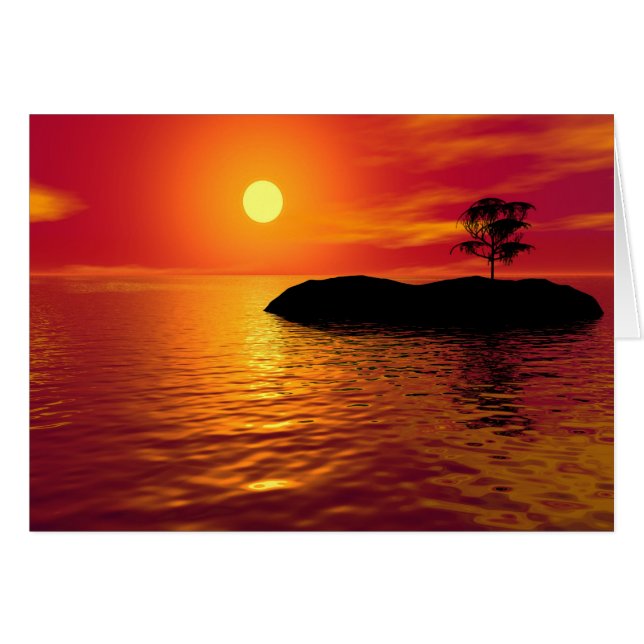 Sonnenuntergang (Vorderseite (Horizontal))