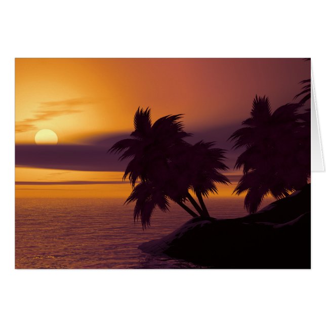 Sonnenuntergang (Vorderseite (Horizontal))