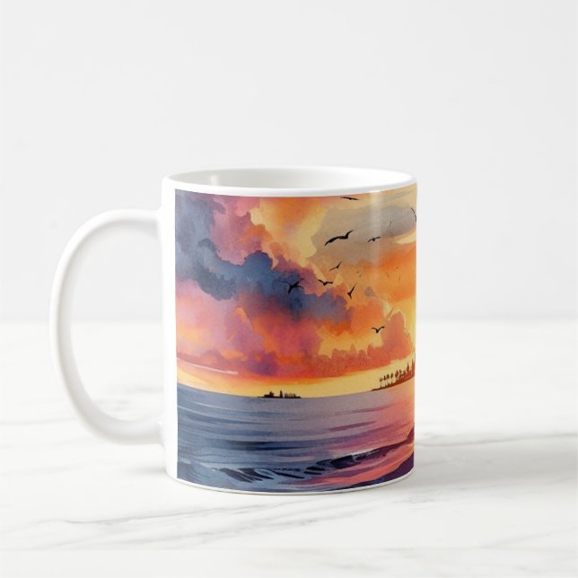 Sonnenuntergang 11oz Tasse (Links)