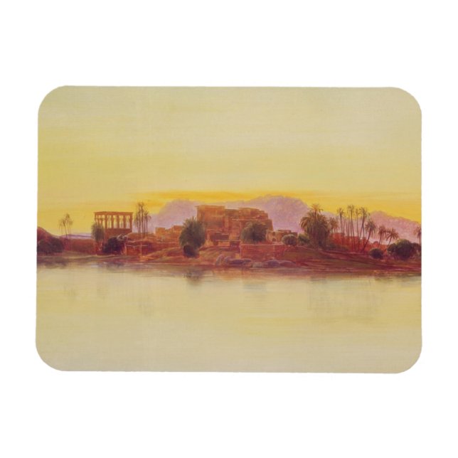 Sonnenuntergang, 1861 (Tafel) Magnet (Horizontal)