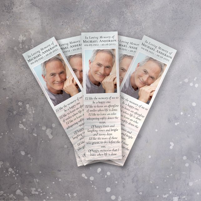 Sonnenuntergang | 2x7" DIY-Beerdigungsvorlage für  (Von Creator hochgeladen)