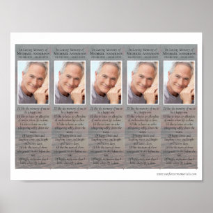 Sonnenuntergang   2x7" DIY-Trauer-Lesezeichen-Vorl Poster