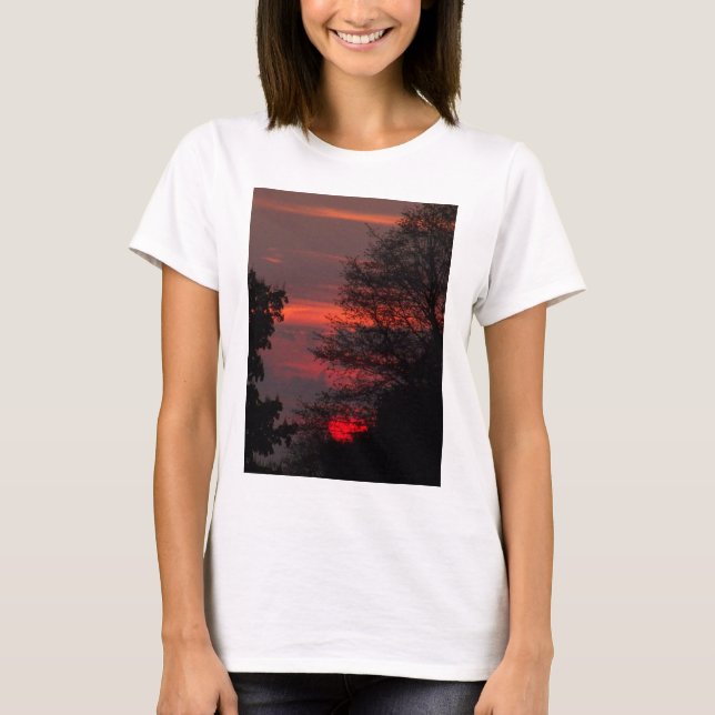 Sonnenuntergang 4 T-Shirt (Vorderseite)