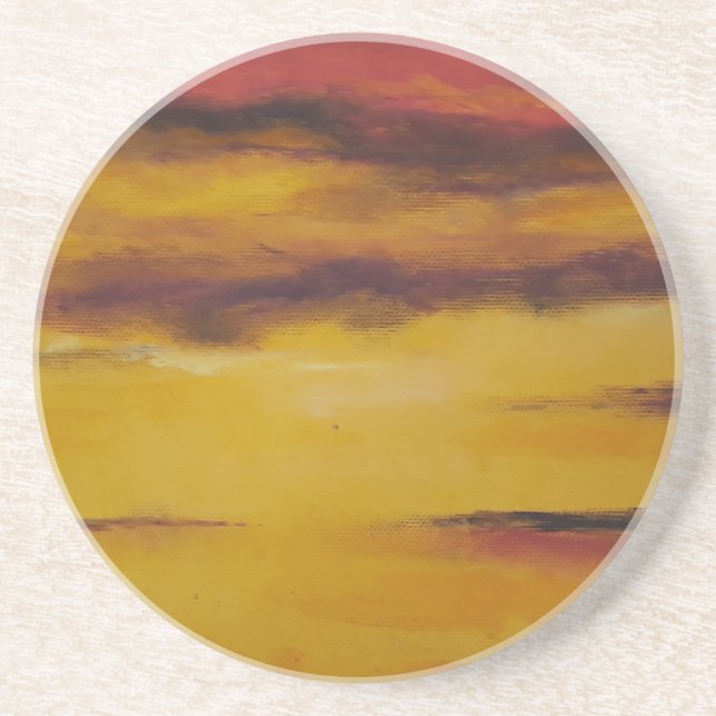 Sonnenuntergang 5 getränkeuntersetzer (Vorne)