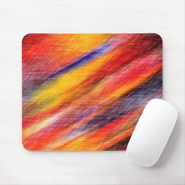 Sonnenuntergang Abstrakt Colors Mouse Pad Mousepad (Mit Mouse)