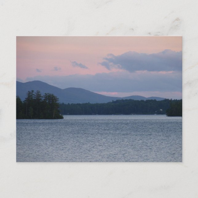 Sonnenuntergang am 2. postkarte (Vorderseite)
