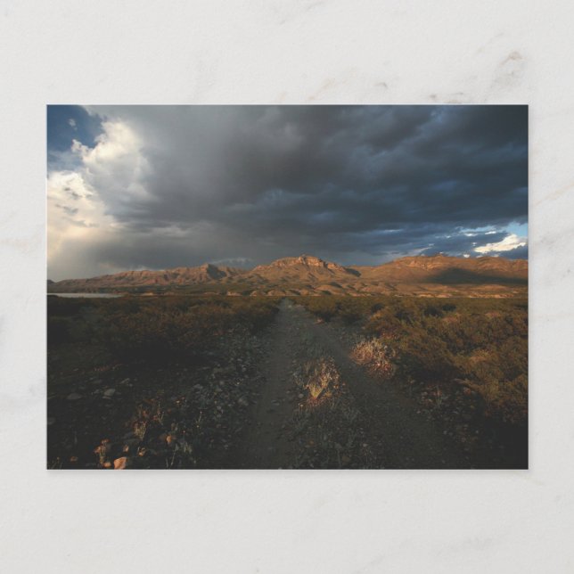 "Sonnenuntergang am Adlerpunkt" Postkarte (Vorderseite)