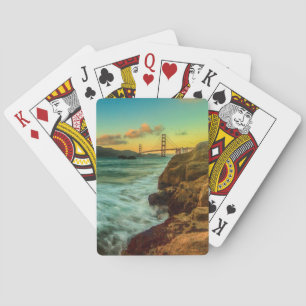 Sonnenuntergang am Bäcker-Strand Spielkarten