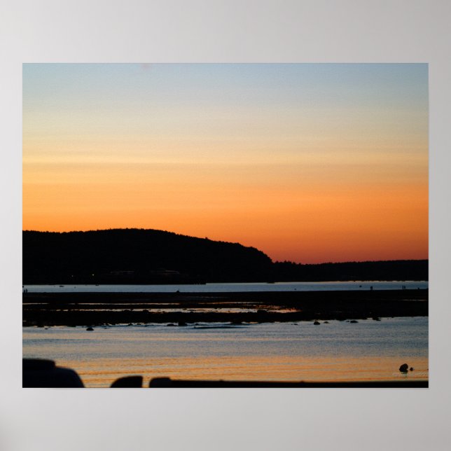 Sonnenuntergang am Bar Harbour 2009 Poster (Vorne)