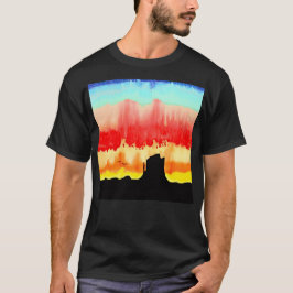Sonnenuntergang am Berg   T-Shirt
