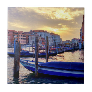 Sonnenuntergang am Canal Grande Fliese