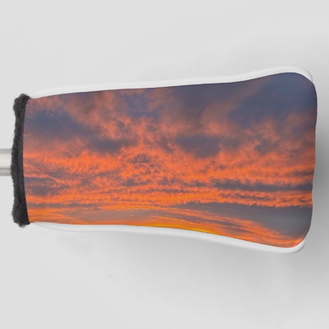 Sonnenuntergang am Feuer Golf Headcover (Vorderseite)