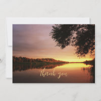 Sonnenuntergang am Fluss