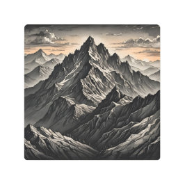 Sonnenuntergang am Gebirge