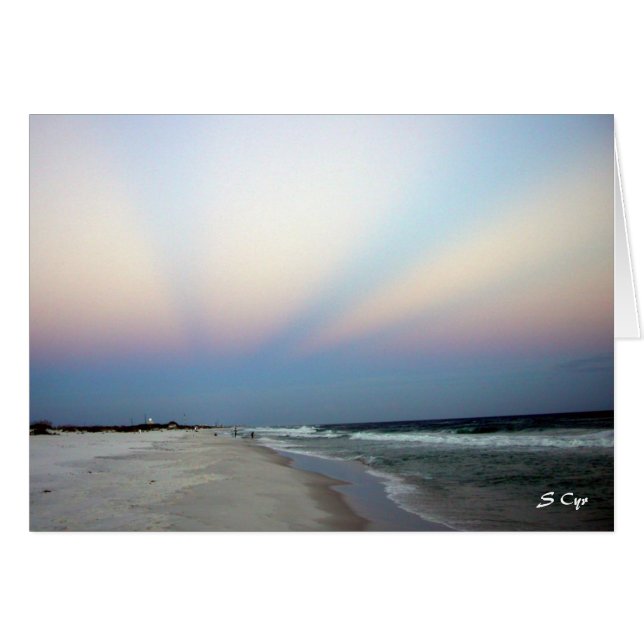 Sonnenuntergang am Golf von Florida (Vorderseite (Horizontal))