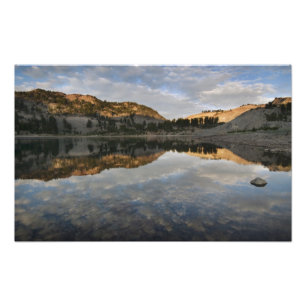 Sonnenuntergang am Helensee, Lassen Fotodruck