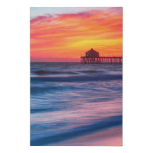 Sonnenuntergang am Huntington Beach Pier