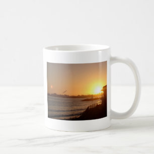 Sonnenuntergang am Leuchtturm Tasse