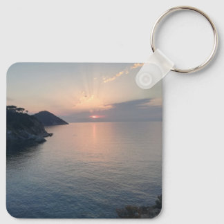 Sonnenuntergang am Meer - Foto-Schlüsselanhänger Schlüsselanhänger