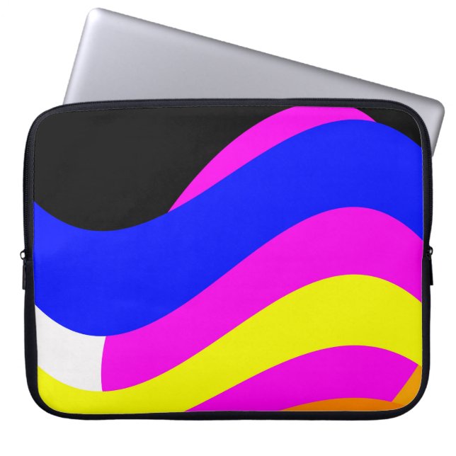 Sonnenuntergang am Meer Laptopschutzhülle (Vorderseite)