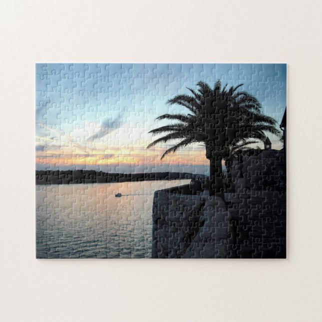 Sonnenuntergang am Meer Puzzle (Horizontal)