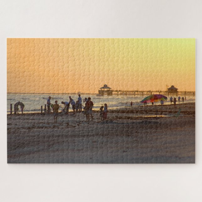 Sonnenuntergang am Meer Puzzle (Horizontal)