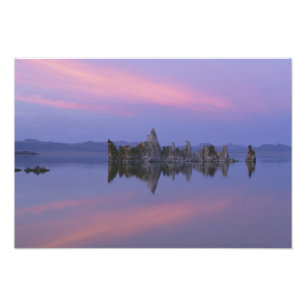 Sonnenuntergang am Mono Lake, CA. Fotodruck