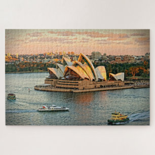 Sonnenuntergang am Opernhaus Sydney - 20x30 - 1014 Puzzle