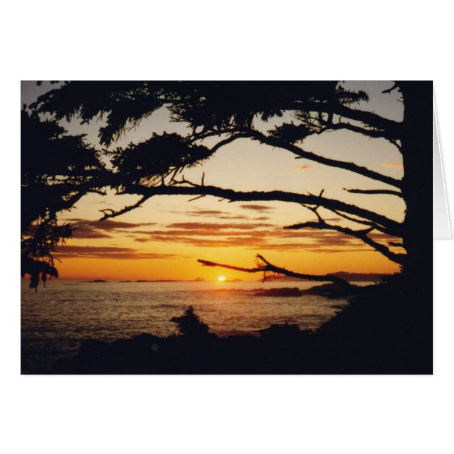 Sonnenuntergang am Pazifik (Vorderseite (Horizontal))