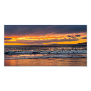 Sonnenuntergang am Peak - Marina Del Rey, CA Fotodruck