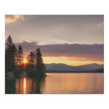 Sonnenuntergang am See