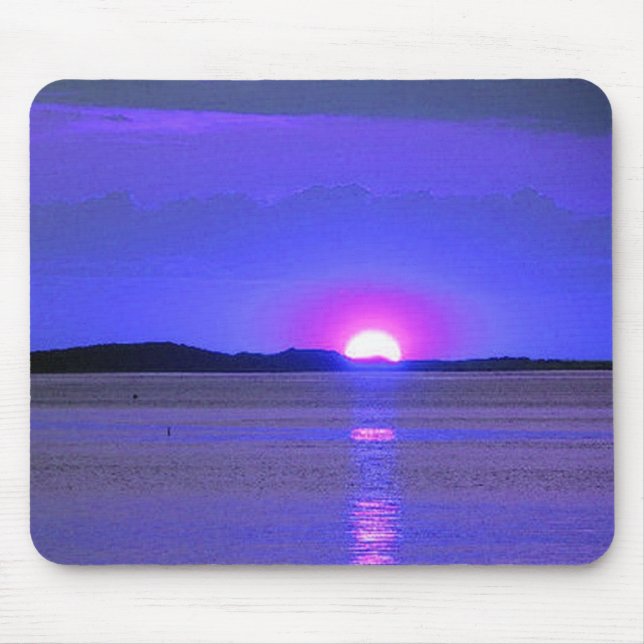 Sonnenuntergang am See Mousepad (Vorne)