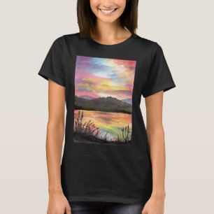 Sonnenuntergang am See T-Shirt