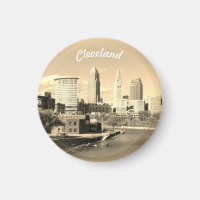 Sonnenuntergang am Sepia-Fluss Cleveland